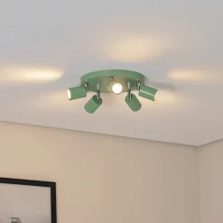 Luminex Downlight Fun, lysegrønn, Ø 30 cm, justerbar, GU10 New