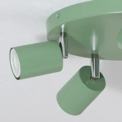 Luminex Downlight Fun, lysegrønn, Ø 30 cm, justerbar, GU10 New