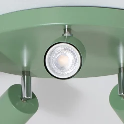 Luminex Downlight Fun, lysegrønn, Ø 30 cm, justerbar, GU10 New