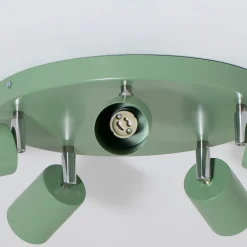 Luminex Downlight Fun, lysegrønn, Ø 30 cm, justerbar, GU10 New