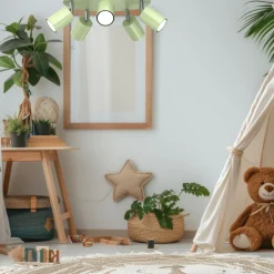 Luminex Downlight Fun, lysegrønn, Ø 30 cm, justerbar, GU10 New