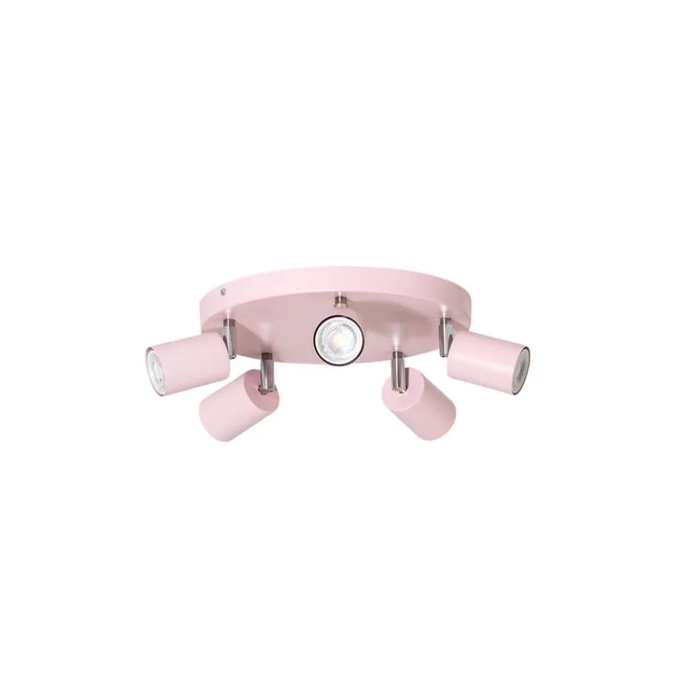 Luminex Downlight Fun, rosa, Ø 30 cm, justerbar, GU10 New