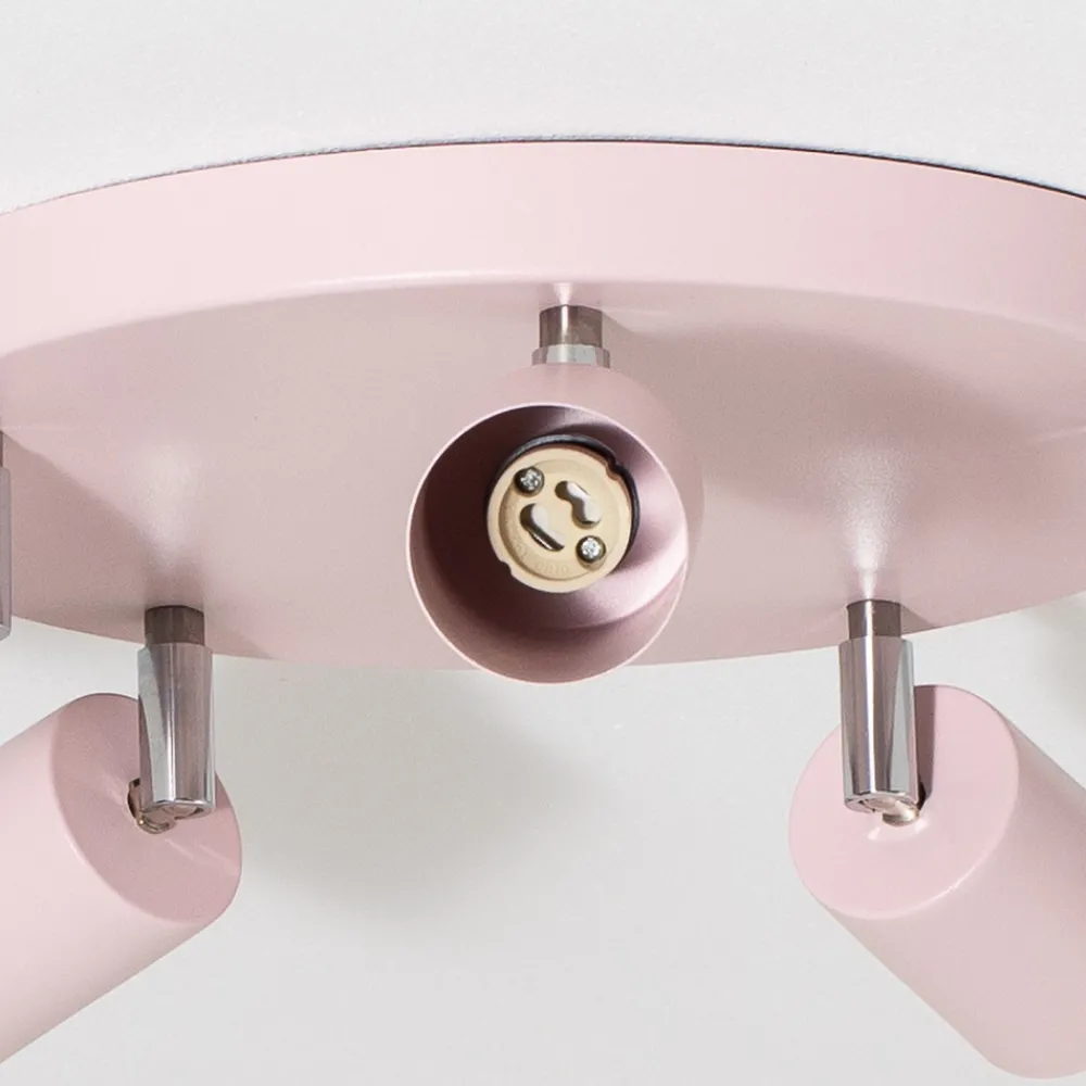 Luminex Downlight Fun, rosa, Ø 30 cm, justerbar, GU10 New