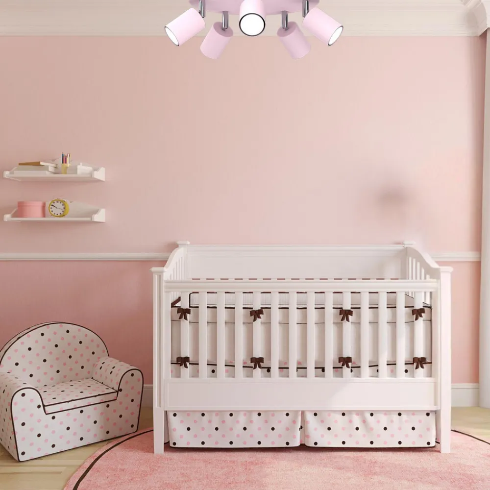 Luminex Downlight Fun, rosa, Ø 30 cm, justerbar, GU10 New