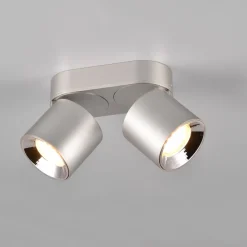 Trio Lighting Downlight Guayana GU10 2 lyskilder nikkel New