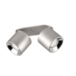 Trio Lighting Downlight Guayana GU10 2 lyskilder nikkel New