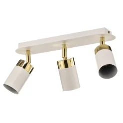 Eko-Light Downlight Joker, hvit/gull, 3 lyskilder Online