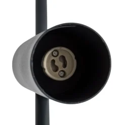 SIGMA Downlight Leda 3, antrasitt, 3 lyskilder, stål, høyde 76 cm Online