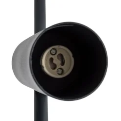 SIGMA Downlight Leda 2, antrasitt, 2 lyskilder, stål, høyde 55 cm| Spotter I Tak