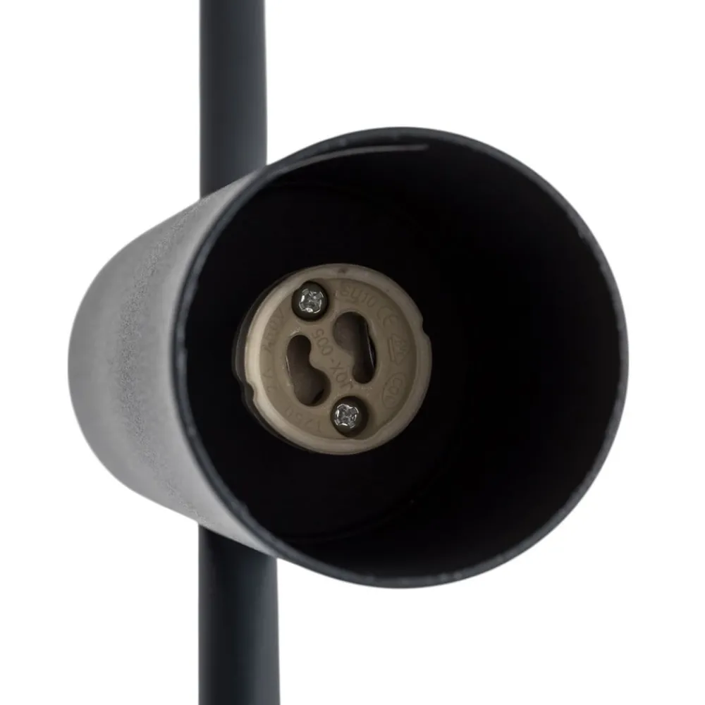 SIGMA Downlight Leda 2, antrasitt, 2 lyskilder, stål, høyde 55 cm| Spotter I Tak