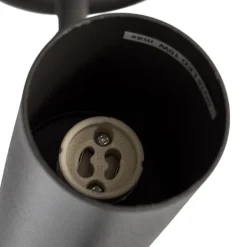 SIGMA Downlight Leda 2, olivgrønn, 2 lyskilder, stål, høyde 55 cm