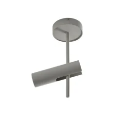 SIGMA Downlight Leda 1, taupe, 1 lyskilde, stål, GU10, høyde 34 cm Hot