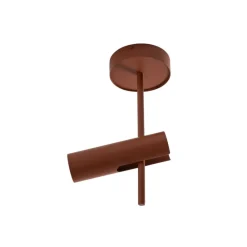 SIGMA Downlight Leda 1, teglrød, 1 lyskilde, høyde 34 cm| Spotter I Tak