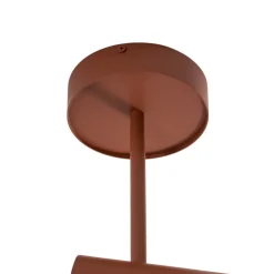 SIGMA Downlight Leda 1, teglrød, 1 lyskilde, høyde 34 cm| Spotter I Tak