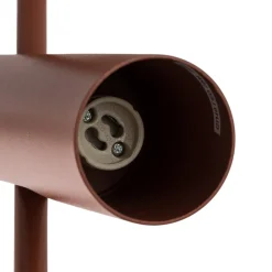 SIGMA Downlight Leda 1, teglrød, 1 lyskilde, høyde 34 cm| Spotter I Tak