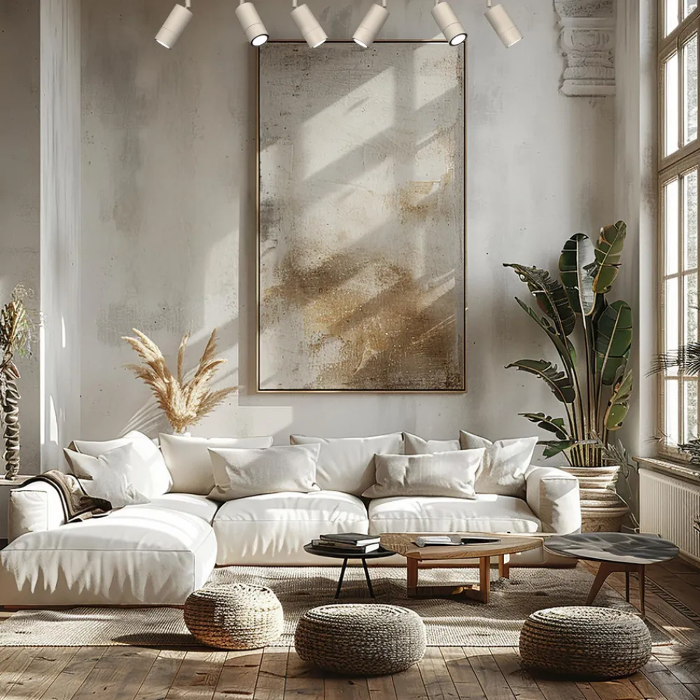 Luminex Downlight Link, beige, lengde 90 cm, 6 lyskilder, 1200 lm, 12 V DC, 100-240 V New