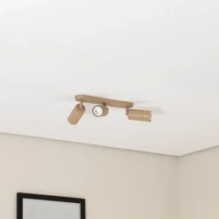 Luminex Downlight Link, beige, lengde 33 cm, 3 lyskilder, 3-flg.| Spotter I Tak