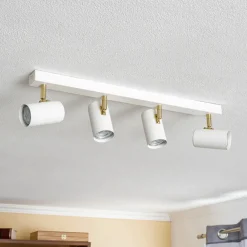 Argon Downlight Lund i hvit, 4 lyskilder New