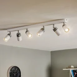 Luminex Downlight Reno, 6 lyskilder, hvit/krom Online