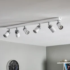 Luminex Downlight Reno, 6 lyskilder, hvit/krom Online