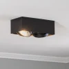 Argon Downlight Ronda, 2 lyskilder, svart| Spotter I Tak