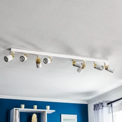 Luminex Downlight Rondo hvit/gull 8 lyskilder| Spotter I Tak