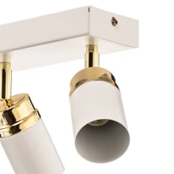 Luminex Downlight Rondo hvit/gull 8 lyskilder| Spotter I Tak