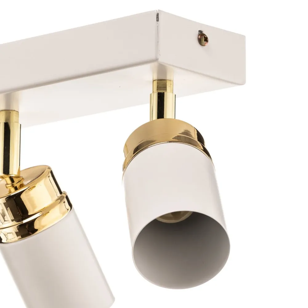 Luminex Downlight Rondo hvit/gull 8 lyskilder| Spotter I Tak