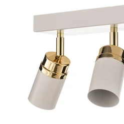 Luminex Downlight Rondo hvit/gull 8 lyskilder| Spotter I Tak