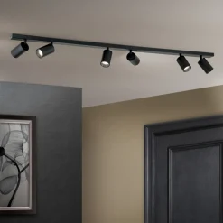 ORION Downlight Sean 6 lyskilder, svart New