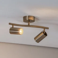 Lucea Downlight Spotte, messing antik, 2 lyskilder| Spotter I Tak