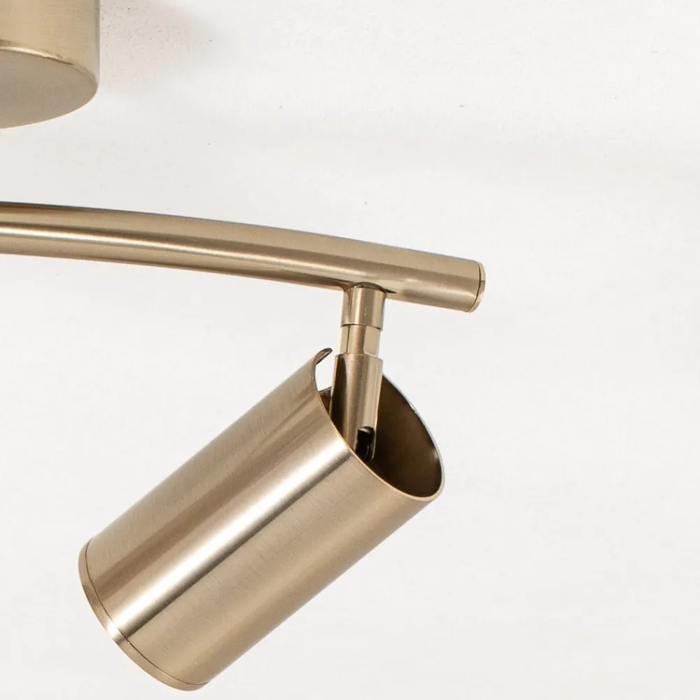 Lucea Downlight Spotte, messing antik, 2 lyskilder| Spotter I Tak