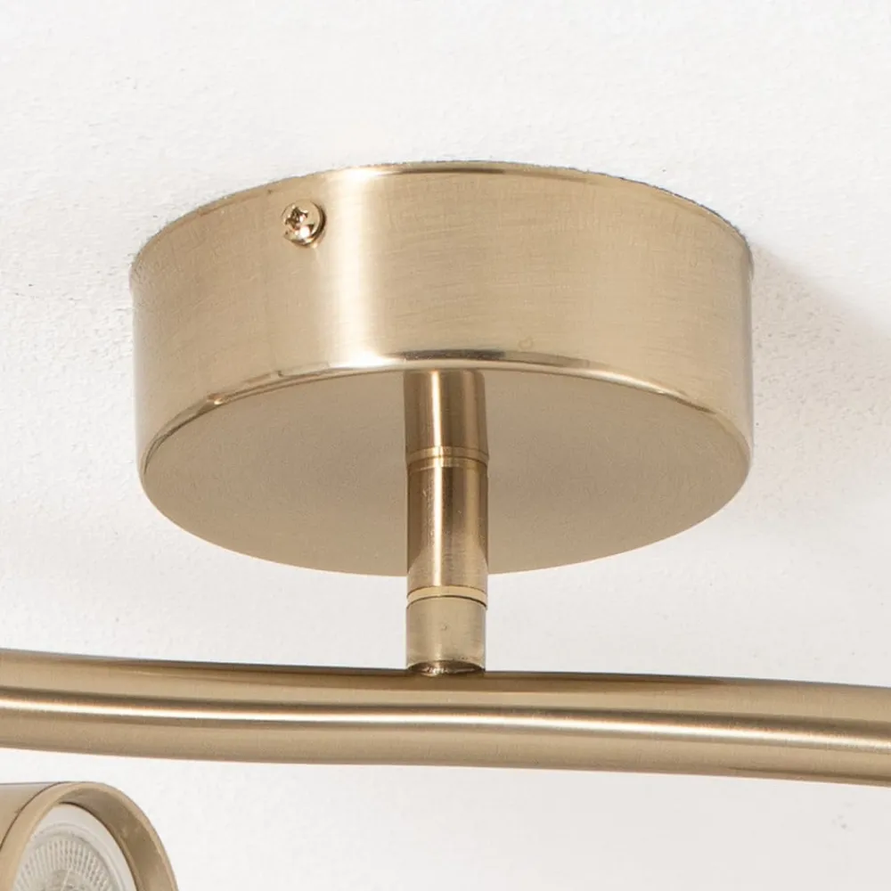 Lucea Downlight Spotte, messing antik, 2 lyskilder| Spotter I Tak