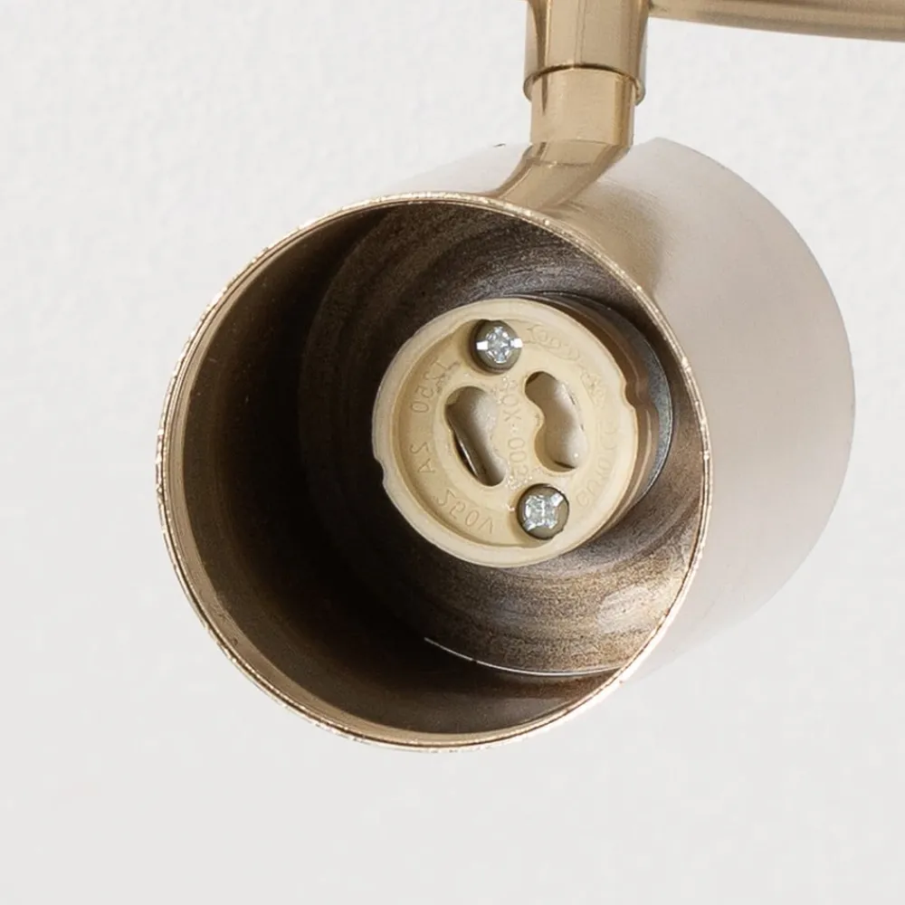 Lucea Downlight Spotte, messing antik, 2 lyskilder| Spotter I Tak