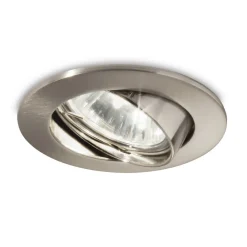 Ideallux Downlight Swing, rund, GU10 dreibar, nikkel New
