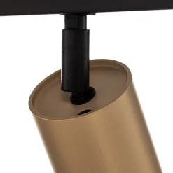 SIGMA Downlight Zoom, 3 lyskilder, svart/gull| Spotter I Tak