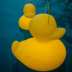 Goodnight Light DUCK-DUCK XL utendørs LED-designerlampe i gult Clearance