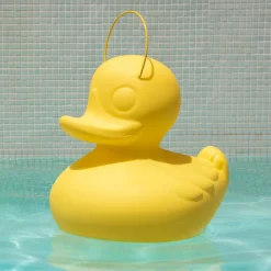 Goodnight Light DUCK-DUCK XL utendørs LED-designerlampe i gult Clearance