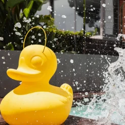 Goodnight Light DUCK-DUCK XL utendørs LED-designerlampe i gult Clearance