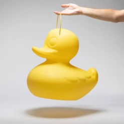 Goodnight Light DUCK-DUCK XL utendørs LED-designerlampe i gult Clearance