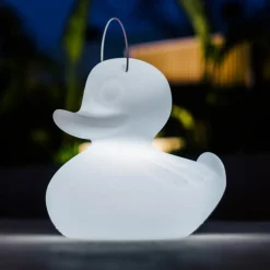 Goodnight Light DUCK-DUCK XL utendørs LED-designerlampe i hvitt Hot