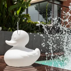 Goodnight Light DUCK-DUCK XL utendørs LED-designerlampe i hvitt Hot