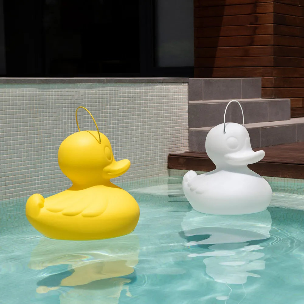 Goodnight Light DUCK-DUCK XL utendørs LED-designerlampe i hvitt Hot