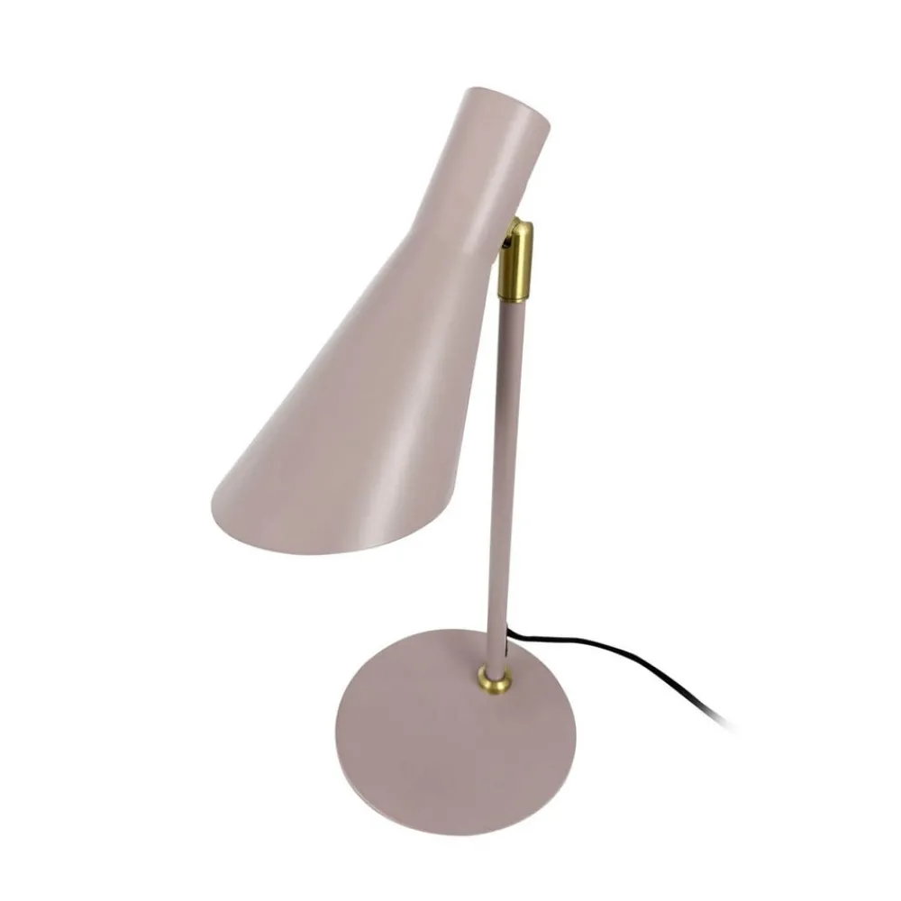 Dyberg Larsen bordlampe DL12, beige, høyde 39,5 cm, metall Best