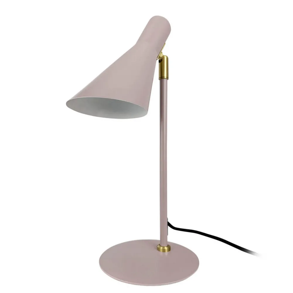 Dyberg Larsen bordlampe DL12, beige, høyde 39,5 cm, metall Best