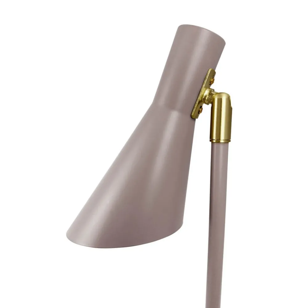 Dyberg Larsen bordlampe DL12, beige, høyde 39,5 cm, metall Best