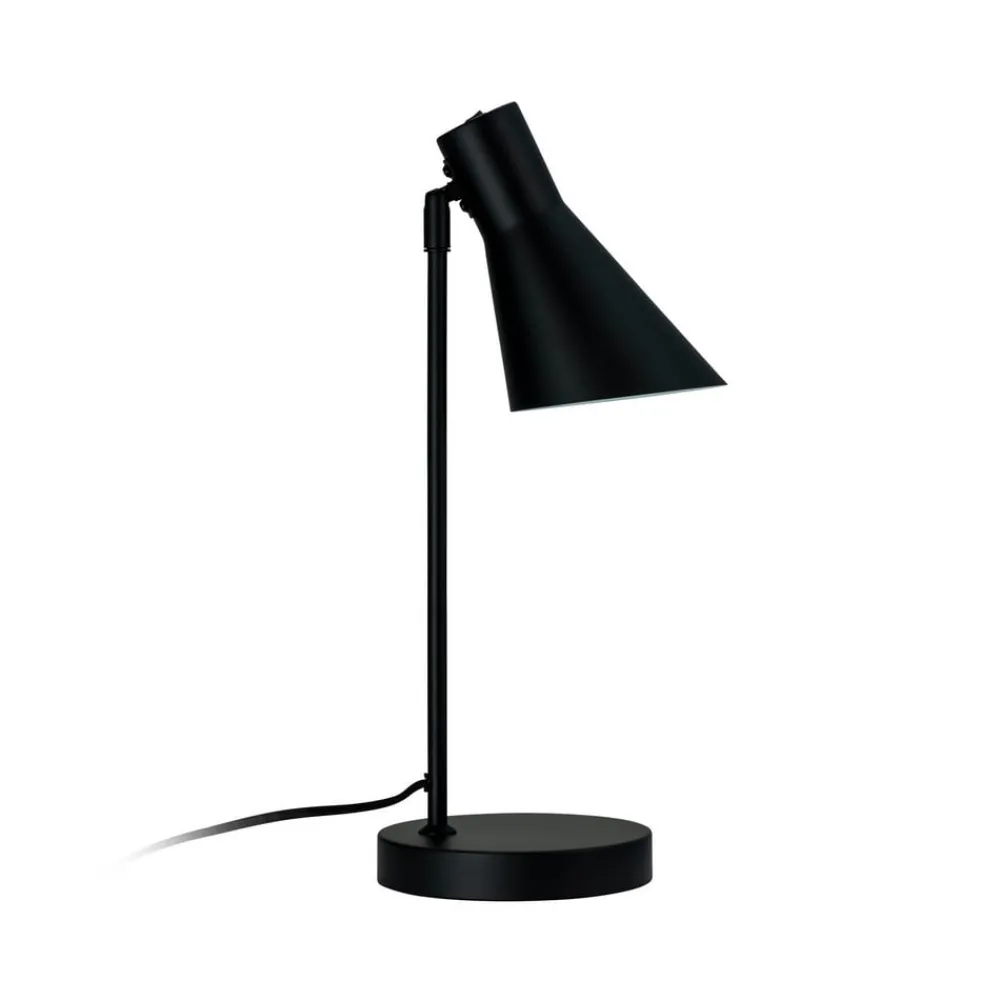 Dyberg Larsen bordlampe DL12, svart, høyde 44,5 cm, metall Clearance