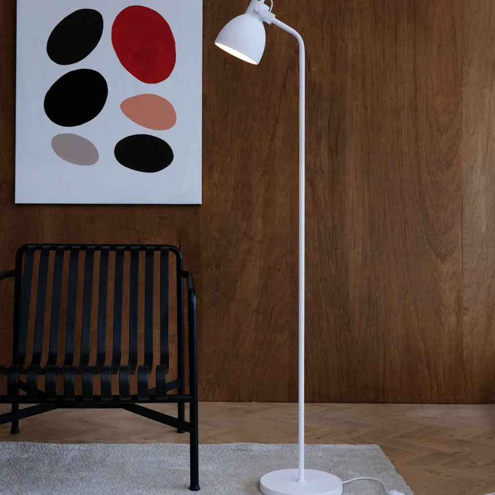 Dyberg Larsen Coast gulvlampe, hvit Discount