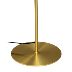 Dyberg Larsen gulvlampe DL31, messingfarget, høyde 133 cm New