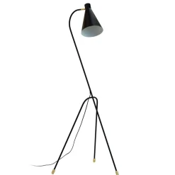 Dyberg Larsen gulvlampe Miles, svart, høyde 154,5 cm Sale
